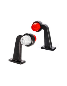 Farolim Balizagem Longo LED Retro Fristom Branco-Vermelho